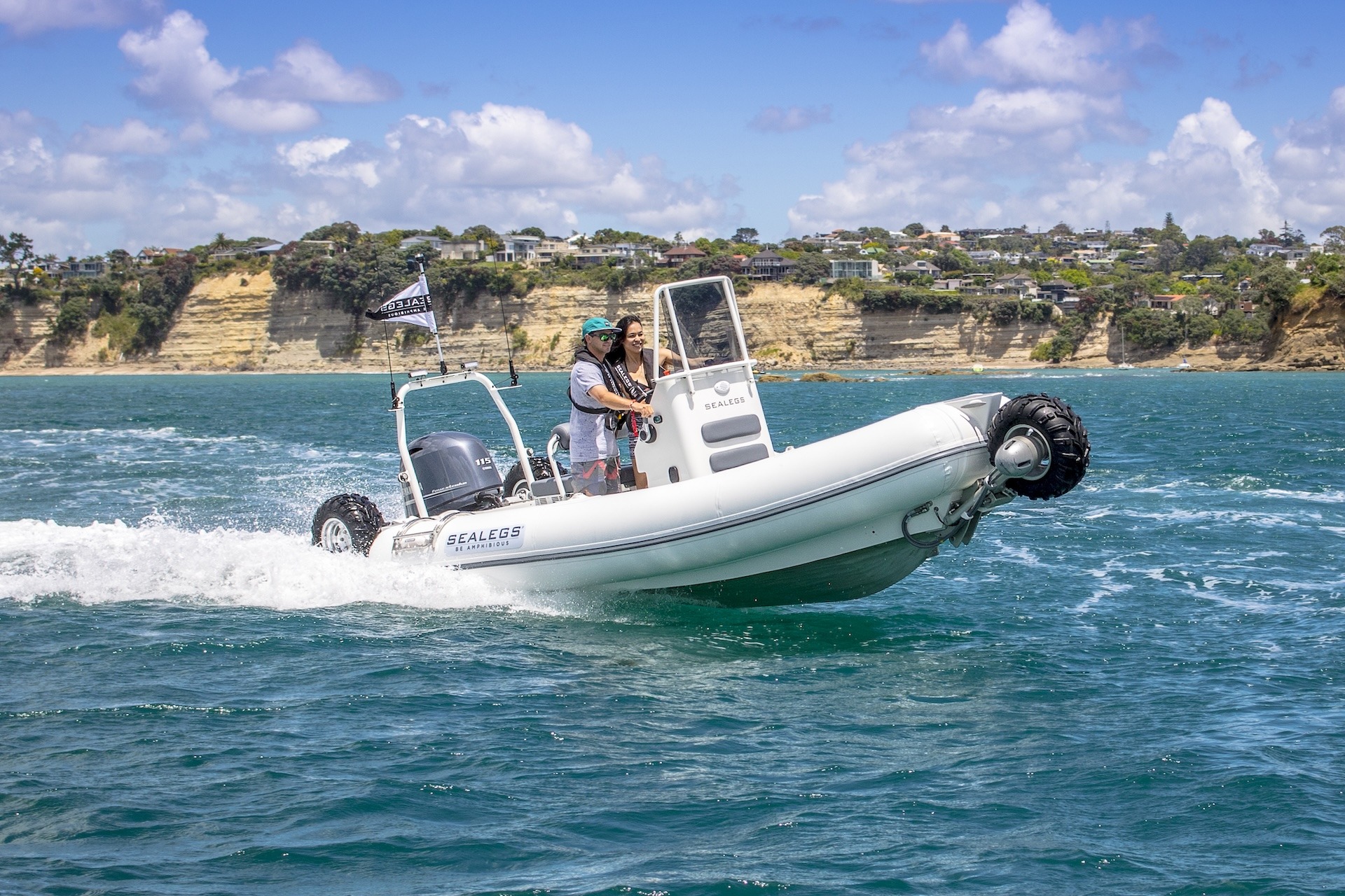 Small Rib Sailing Sealegs RIB Range Australia | Amphibious RIB Boats - LegASea